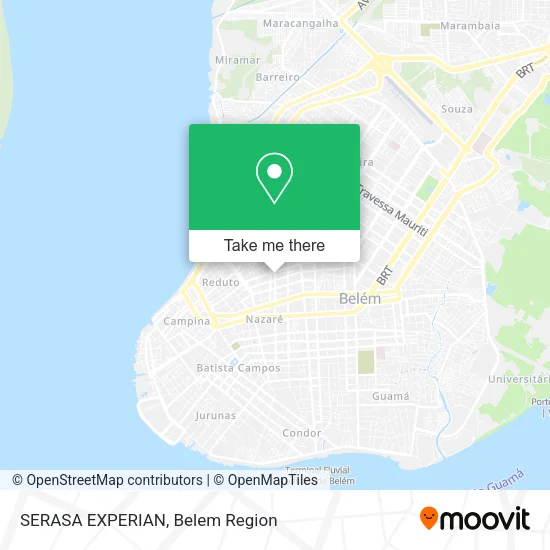 SERASA EXPERIAN map
