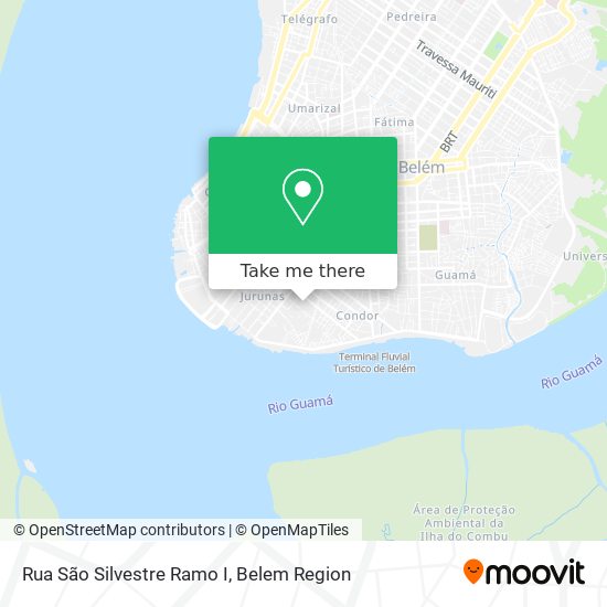 Rua São Silvestre Ramo I map