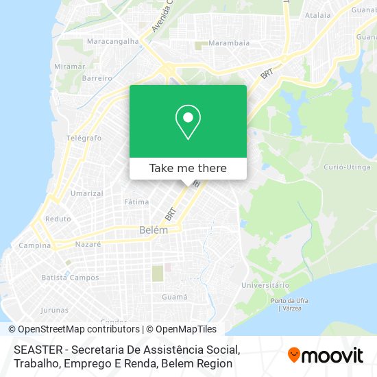 SEASTER - Secretaria De Assistência Social, Trabalho, Emprego E Renda map