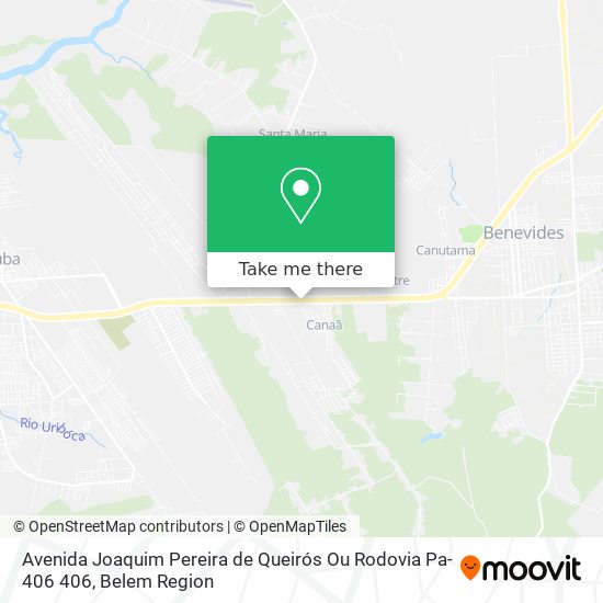 Avenida Joaquim Pereira de Queirós Ou Rodovia Pa-406 406 map