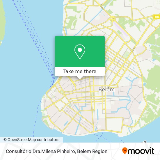 Mapa Consultório Dra.Milena Pinheiro
