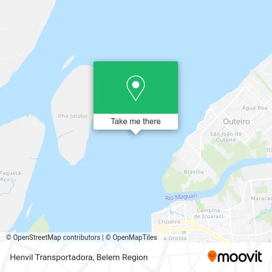 Henvil Transportadora map