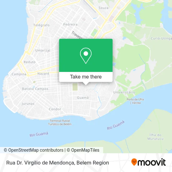 Rua Dr. Virgilio de Mendonça map