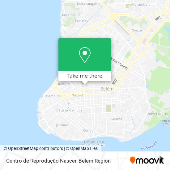 Centro de Reprodução Nascer map