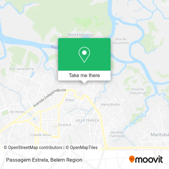 Passagem Estrela map