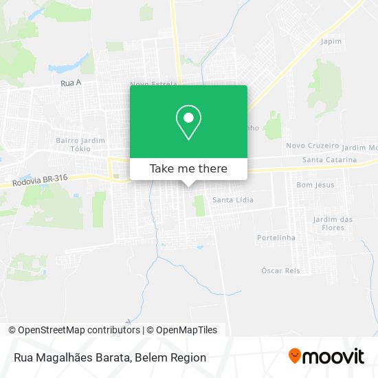 Rua Magalhães Barata map