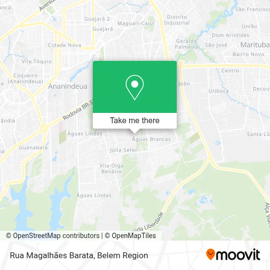 Rua Magalhães Barata map