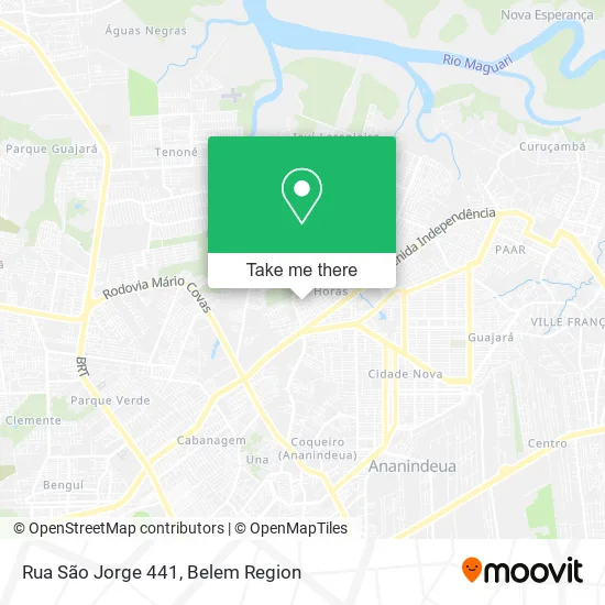 Rua São Jorge 441 map