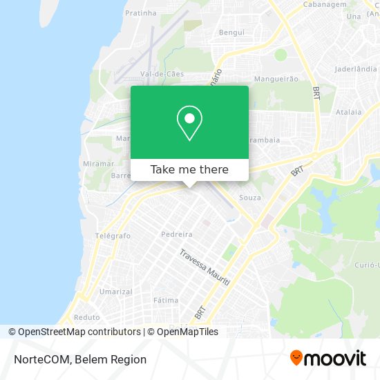 NorteCOM map