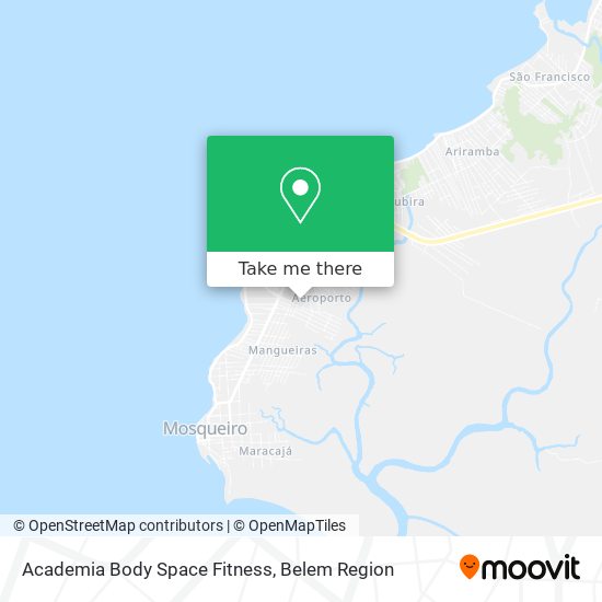 Academia Body Space Fitness map