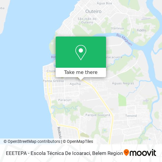 EEETEPA -  Escola Técnica De Icoaraci map