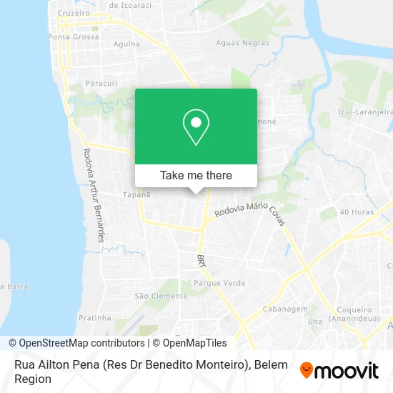 Rua Ailton Pena (Res Dr Benedito Monteiro) map