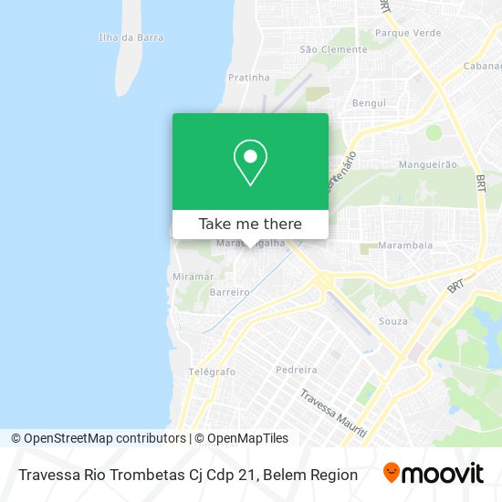 Travessa Rio Trombetas Cj Cdp 21 map