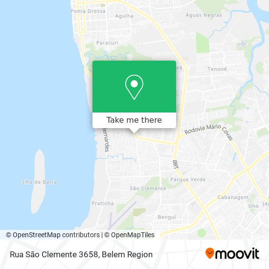 Rua São Clemente 3658 map