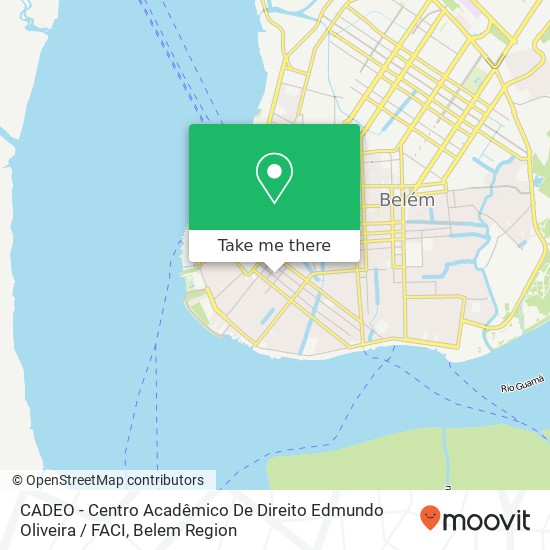 CADEO - Centro Acadêmico De Direito Edmundo Oliveira / FACI map