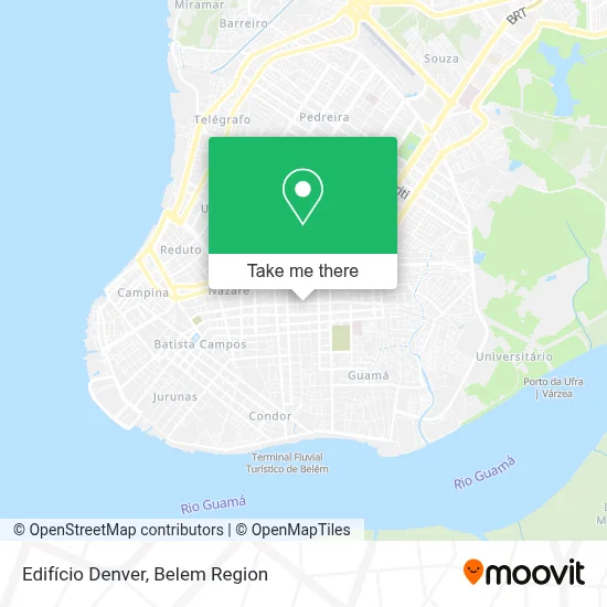 Edifício Denver map