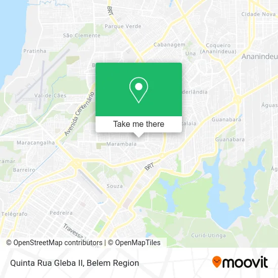 Quinta Rua Gleba II map