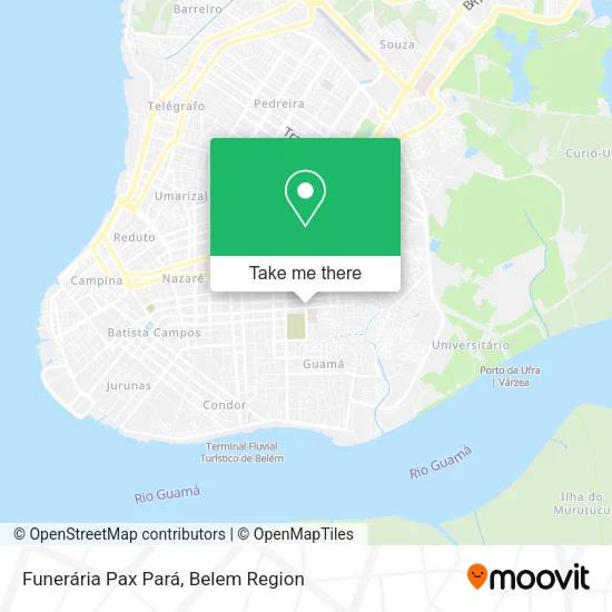 Funerária Pax Pará map