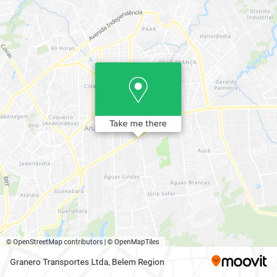 Granero Transportes Ltda map