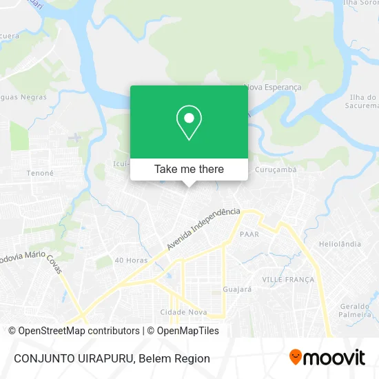 CONJUNTO UIRAPURU map