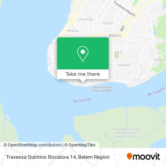 Travessa Quintino Bocaiúva 14 map