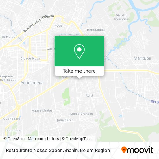Restaurante Nosso Sabor Ananin map