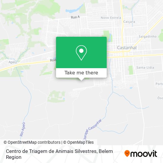 Centro de Triagem de Animais Silvestres map