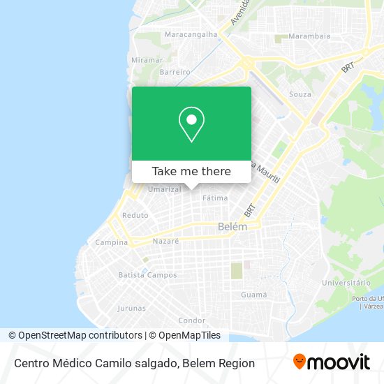 Mapa Centro Médico Camilo salgado