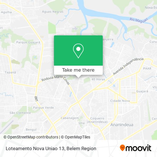 Loteamento Nova Uniao 13 map