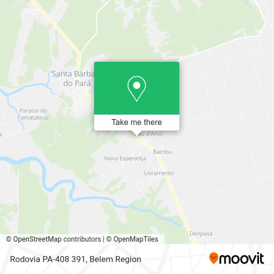 Rodovia PA-408 391 map