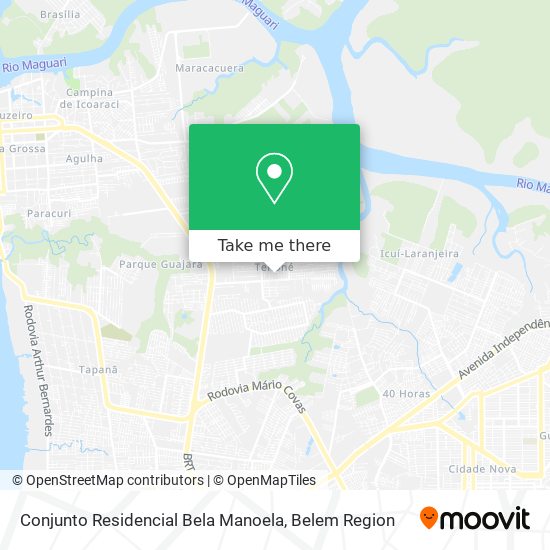 Mapa Conjunto Residencial Bela Manoela