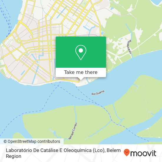 Mapa Laboratório De Catálise E Oleoquímica (Lco)