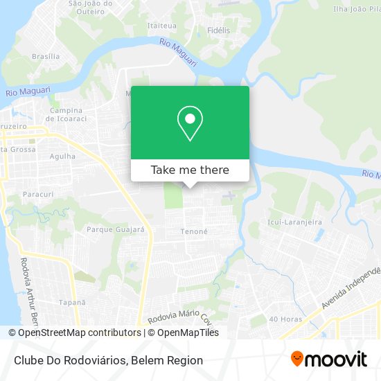 Clube Do Rodoviários map