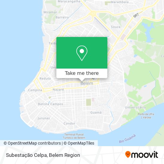 Subestação Celpa map