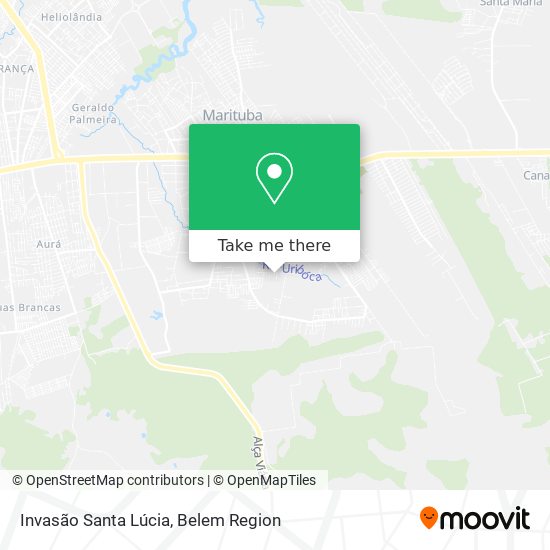 Invasão Santa Lúcia map