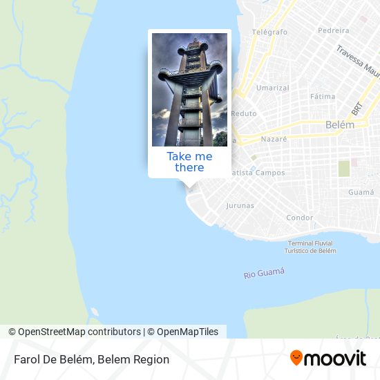 Farol De Belém map