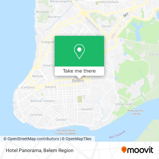 Hotel Panorama map