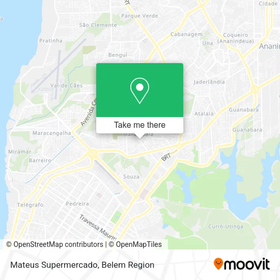 Mateus Supermercado map