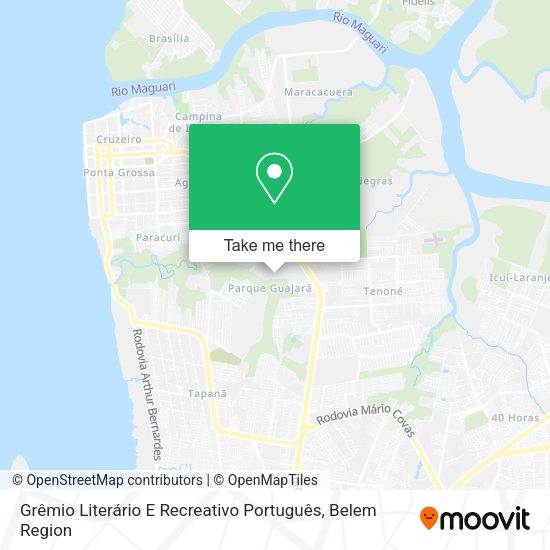 Grêmio Literário E Recreativo Português map