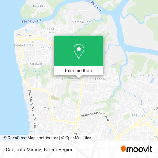 Conjunto Maricá map