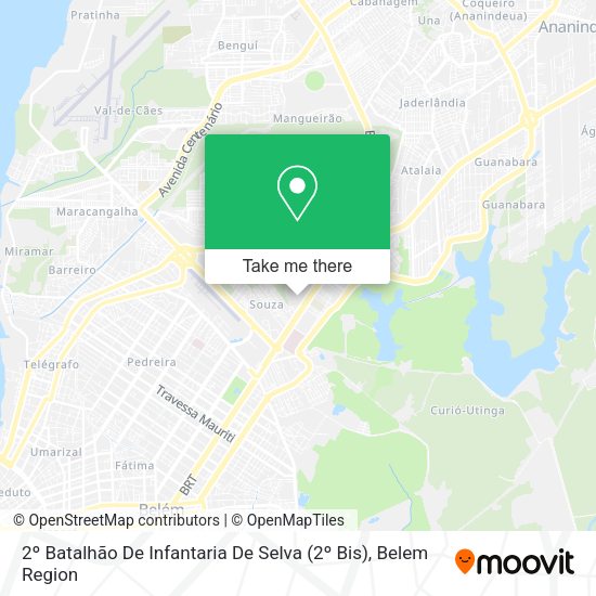 2º Batalhão De Infantaria De Selva (2º Bis) map