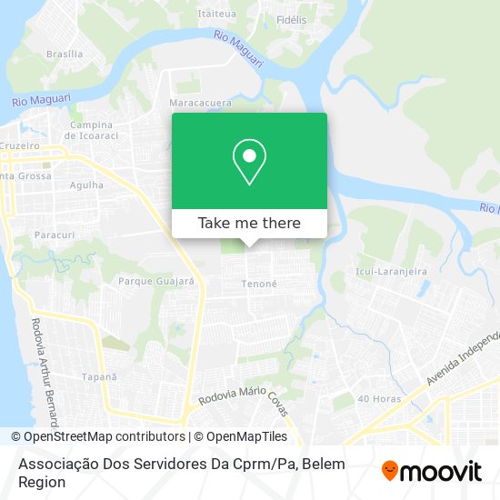 Associação Dos Servidores Da Cprm / Pa map