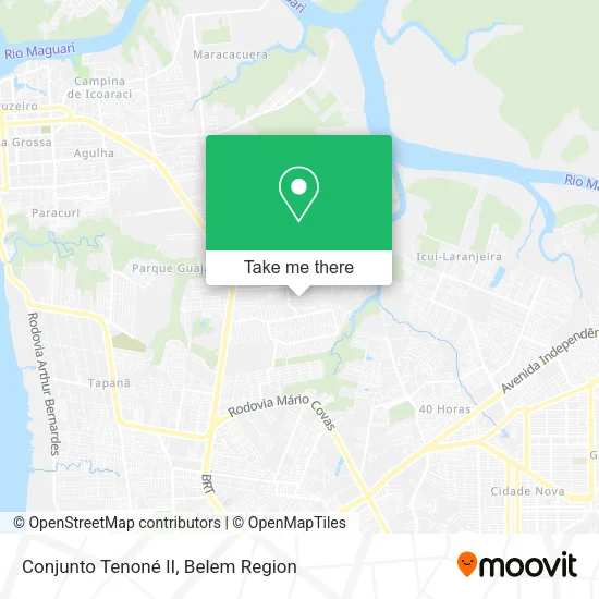 Conjunto Tenoné II map