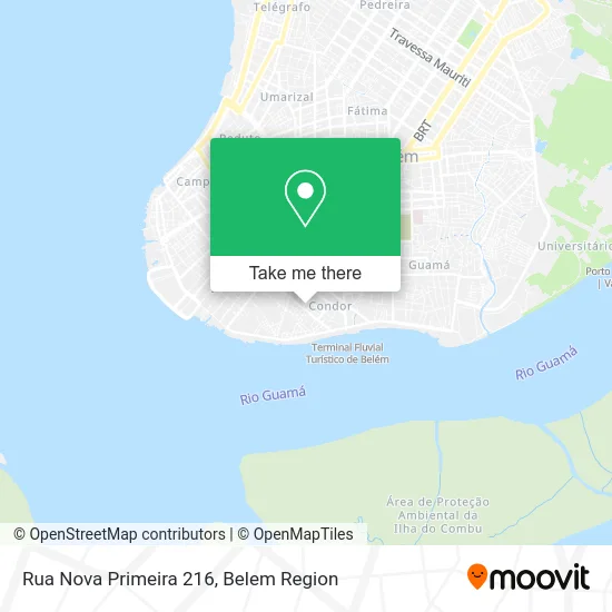 Rua Nova Primeira 216 map