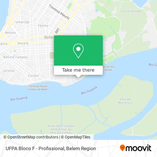 UFPA Bloco F - Profissional map