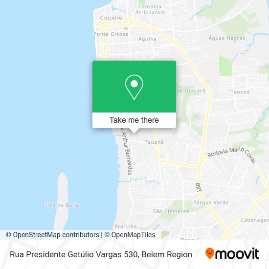 Rua Presidente Getúlio Vargas 530 map
