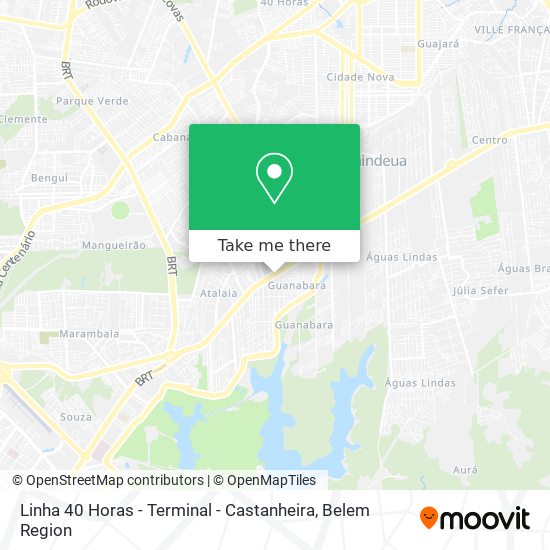 Linha 40 Horas - Terminal - Castanheira map
