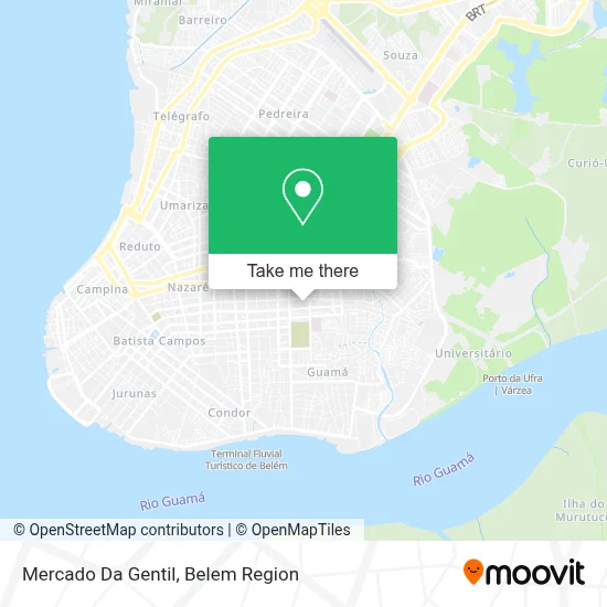 Mercado Da Gentil map