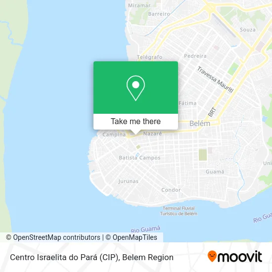 Centro Israelita do Pará (CIP) map