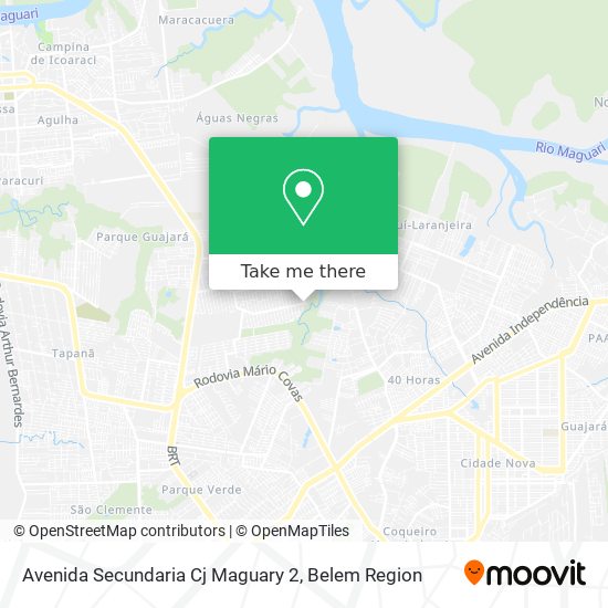 Avenida Secundaria Cj Maguary 2 map